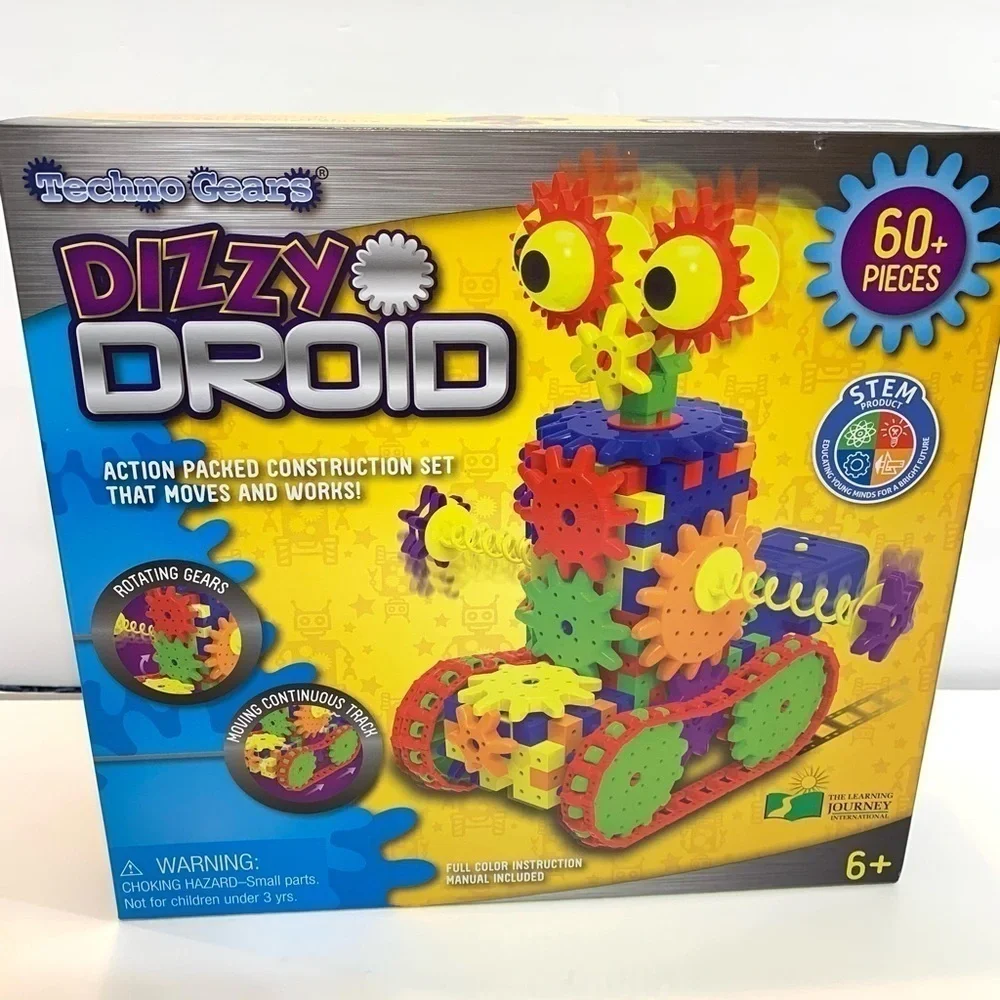 NEW SEALED Techno Gears STEM Construction Set - Dizzy Droid - Ages 6+